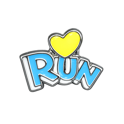 RUN Heart Sneaker Charm