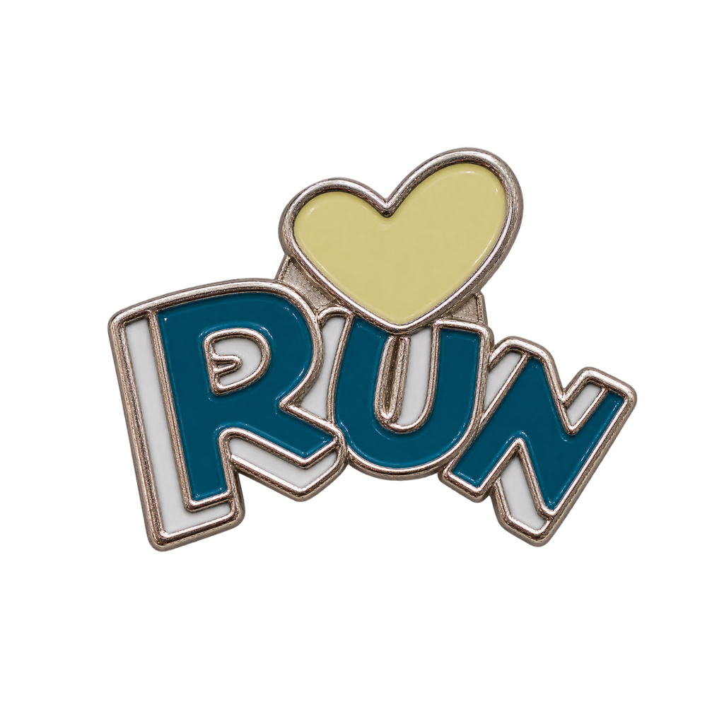 RUN Heart Sneaker Charm