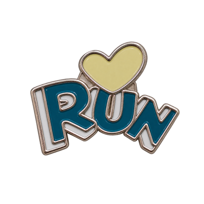 RUN Heart Sneaker Charm