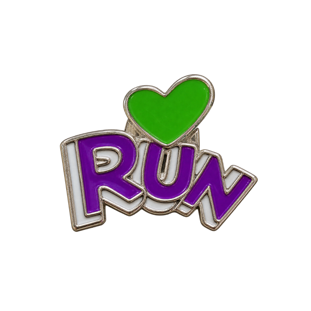 RUN Heart Sneaker Charm
