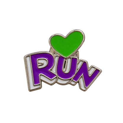 RUN Heart Sneaker Charm