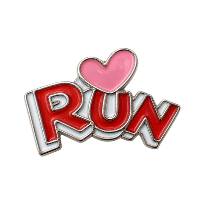RUN Heart Sneaker Charm