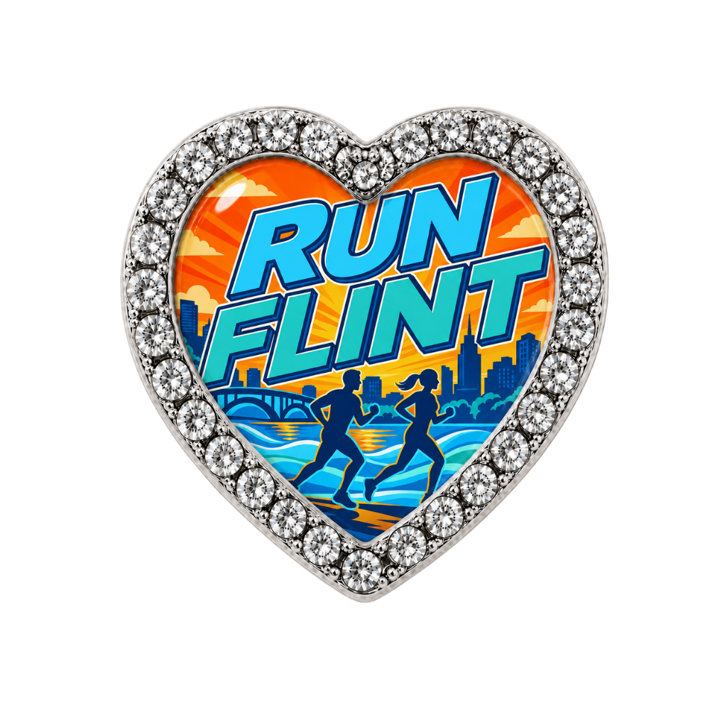 Run Flint Michigan Sneaker Charm