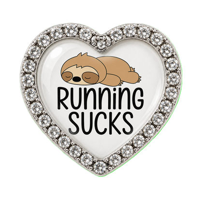Running Sucks Sloth Sneaker Charm