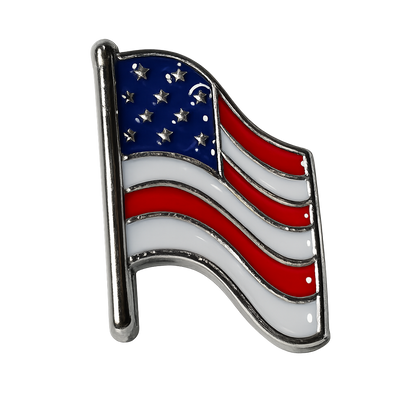 American Flag Shaped Sneaker Charm