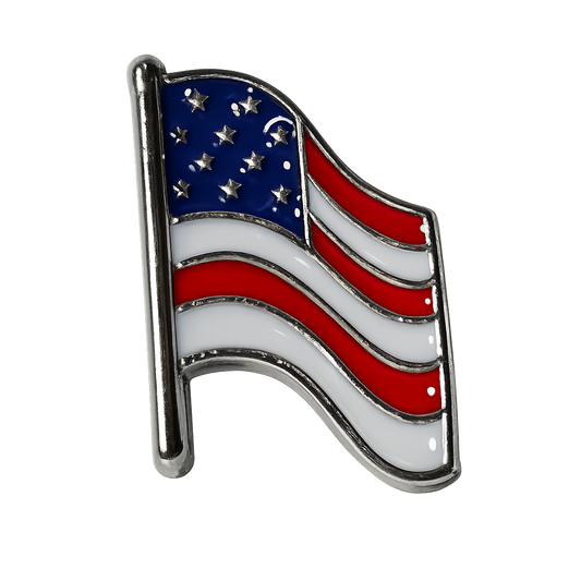 American Flag Shaped Sneaker Charm