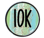 10K Green Sparkle Circle