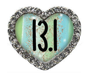 13.1 Green Sparkle Heart