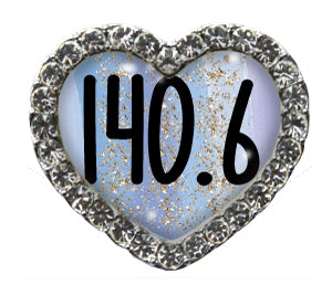 140.6 Blue Sparkle Heart