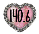 140.6 Pink Sparkle Heart