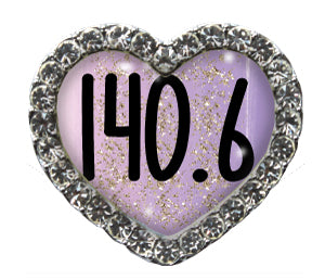 140.6 Purple Sparkle Heart