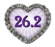 26.2 Purple Sunburst Heart