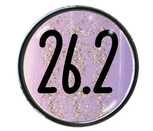 26.2 Purple Sparkle Circle