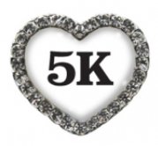 5K Black Heart