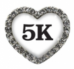 5K Black Heart