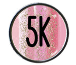 5K Pink Sparkle Circle