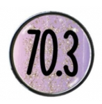70.3 Purple Sparkle Circle