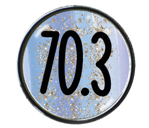 70.3 Blue Sparkle Circle