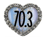 70.3 Blue Sparkle Heart