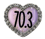 70.3 Purple Sparkle Heart