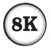 8K Black Circle