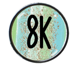8k Green Sparkle Circle