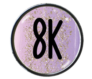 8K Purple Sparkle Circle
