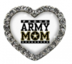 Proud Army Mom Heart