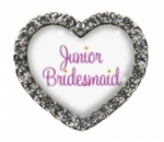Junior Bridesmaid Heart