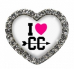 I Love Cross Country Heart