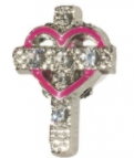 Pink Sparkle Cross