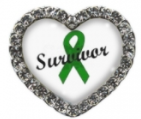 Green Survivor Heart