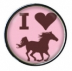 I Love Horses Circle