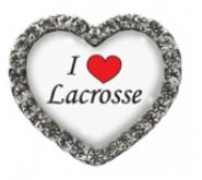 I Love Lacrosse Heart