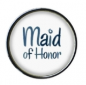 Maid of Honor Blue Sneaker Charm
