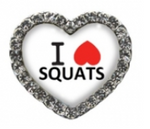 I Love Squats Heart
